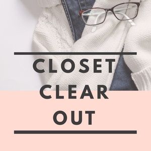 ✨CLOSET CLEAR OUT✨